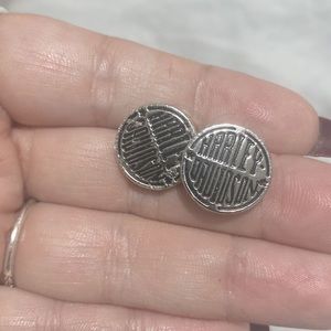 Silver women’s Harley Davidson studs